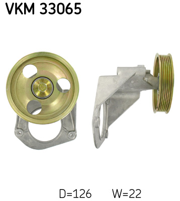 SKF Feszítőgörgő, hosszbordás szíj VKM33065_SKF